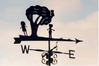 Childrens own design weathervane